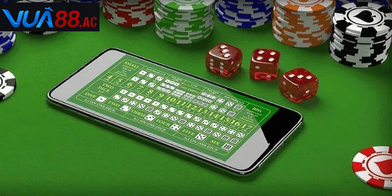 Người chơi đặt cược theo tổng điểm để chọn tài hoặc xỉu